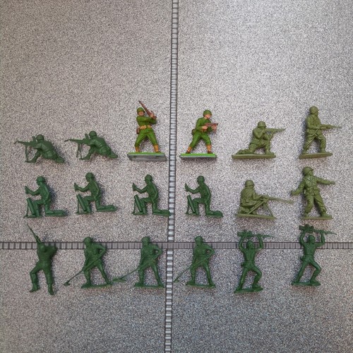 18x british american plastic - british, /american