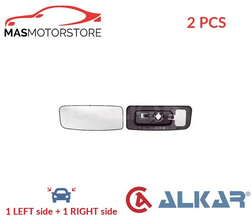 Rear view mirror glass pair - rear,