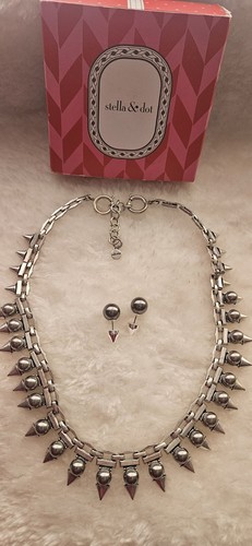 Stella and dot faux grey - faux, pearl
