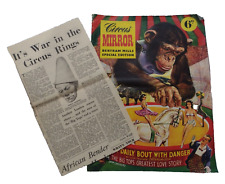 1940s Circus Mirror Bertram Mills Special Edition Programme 24 Pages Original