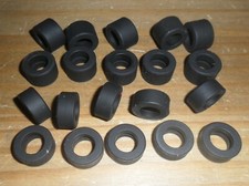 Scalextric 20 new grippy 90s F1 f + r slick car tyres spare parts Ferrari etc CD