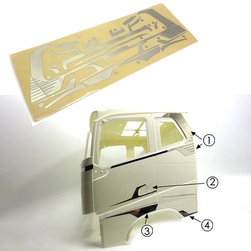 Model sticker front decorate - sticker,