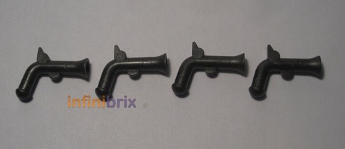 Lego flintlock pistol guns - 4x,