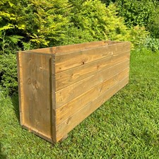 Large Tall Wooden Planter Herb