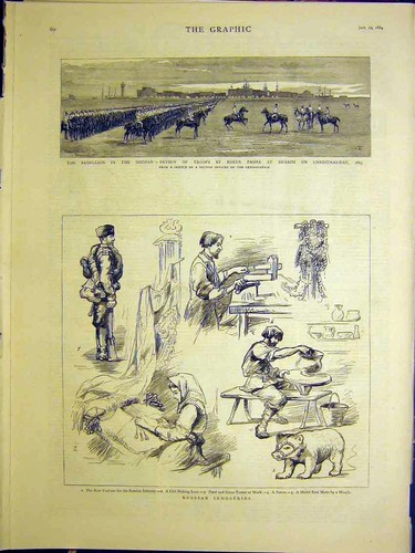 Original old antique print - original,