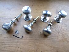Door rim lock knobs handles Vintage old style door knobs Solid brass constructio