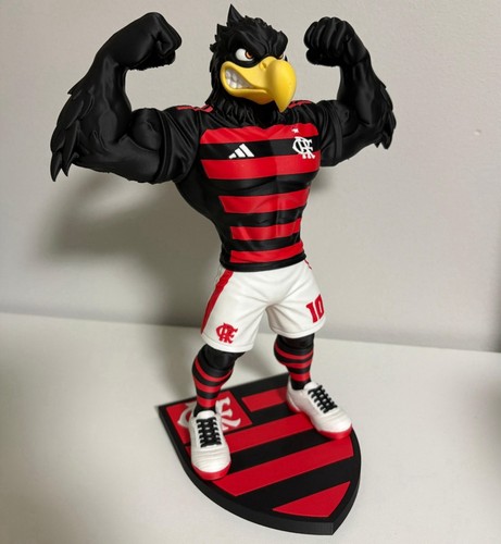 Printed football mascot - printed,