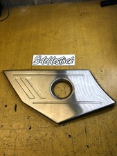 stainless steel plate under left seat fuel tap TRIUMPH 900 750 trident 91 97