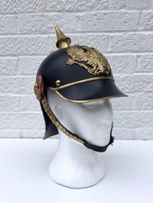WW1 PRUSSIAN GERMAN OFFICERS PICKELHAUBE HELMET REPRO STEEL QUALITY RE-ENACTMENT