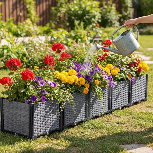Rattan effect plastic - xl,