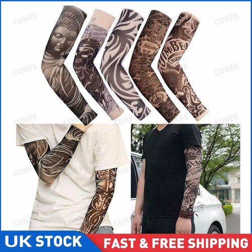 5pcs tattoo arm sleeves fake - 5pcs,