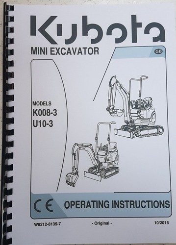 Kubota mini excavator - excavator, k008-3