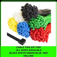 CABLE TIES ZIP TIES ALL SIZES SHORT LONG HEAVY DUTY THICK THIN