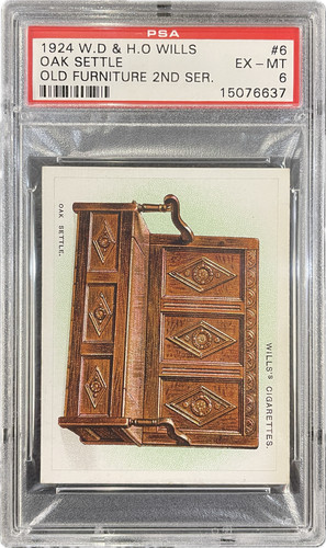 Oak settle 1924 - w.d., h.o