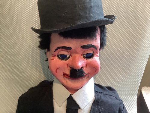 Old man ventriloquist - man,