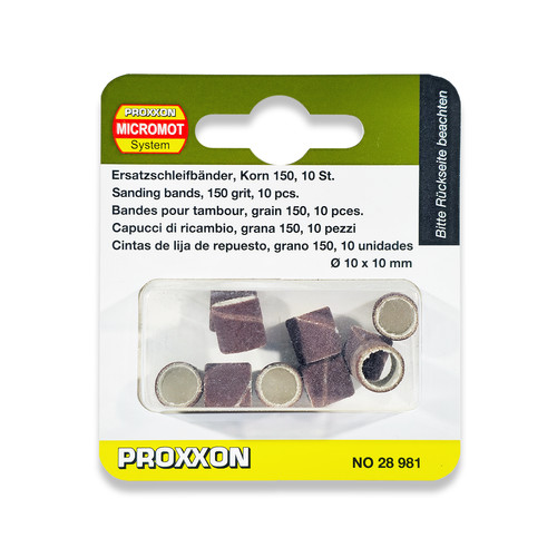 Proxxon sanding drums 10mm - drums, 150