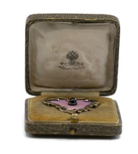 Faberge Antique 84 Silver Pin