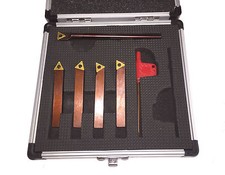 6mm INDEXABLE LATHE TURNING BORING TOOL SET 5PC SET TURNING AND BORING TCMT