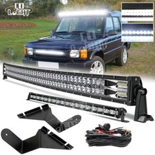 Fits Land Rover Discovery 1 & 2 CURVED 52" LED LIGHT BAR + Brackets Mounts +Wire