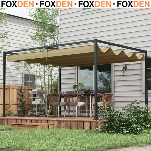 3x2m metal pergola gazebo with - metal,