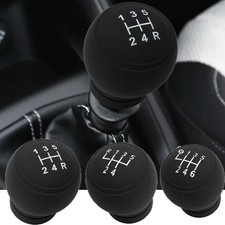 SOFT SILICONE NONSLIP CAR SHIFT  GEAR STICK COVER PROTECTOR BLACK  New soft