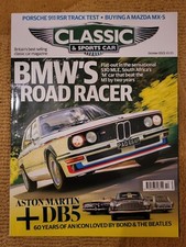 CLASSIC & SPORTS CAR OCTOBER 2023 BMW DB5 PORSCHE 911 MX5 BRAND NEW MINT