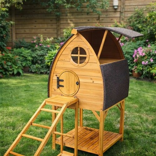 The raised dome chicken coop - raised,