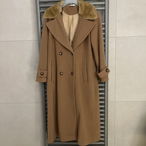 Vintage camel trench coat - vintage,