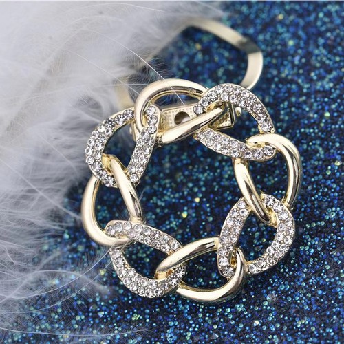 Scarf ring buckle silk - scarf,