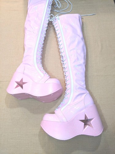 Pleaser demonia pink glitter - pleaser,