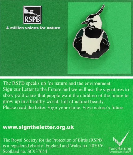 Rspb pin badge amvfn - rspb,