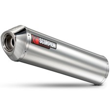 Scorpion Factory Exhaust - Honda CBR600F (01-08) Stainless round silencer,