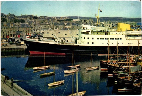 Postcard fishing boats and - fishing,