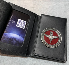 Leather ID Card & Badge Wallet