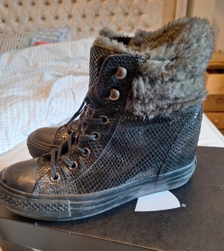 Black converse snakeskin and - black,