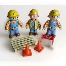3 x Bob The Builder Plastic