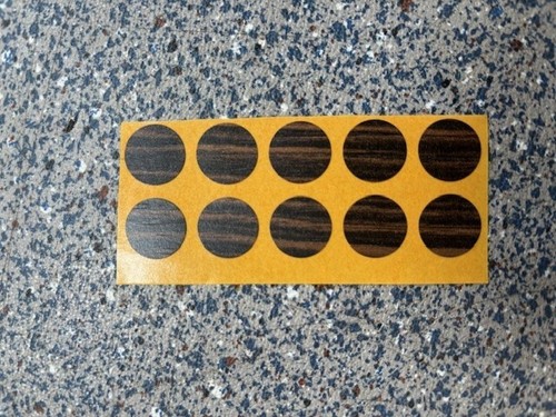 Burstner dark wood effect