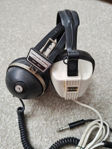 Vintage headphones harvard - vintage,