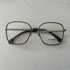 CHANEL 2216-J C395 BLACK ON GOLD 53-17-135 Eyeglass Frames RRP £380-£450