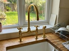 Unlacquered Brass Bridge