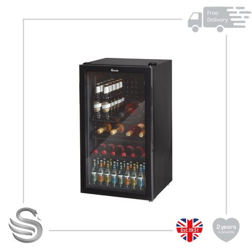 Swan undercounter fridge glass - swan,