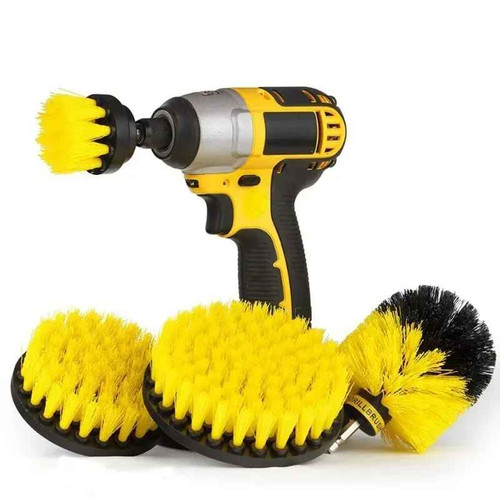 Drill brush cleaning kit - drill,