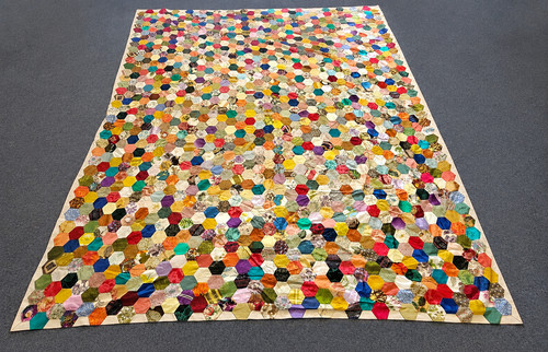 Vintage handmade hexagon - vintage,