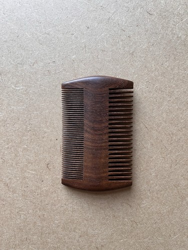 Double sided pocket - double, sandalwood