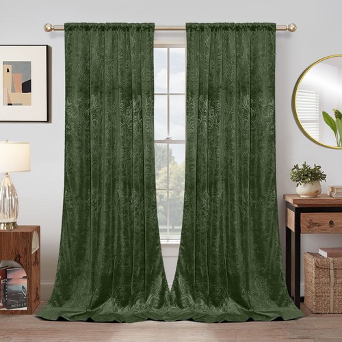 Floral crushed velvet - floral,