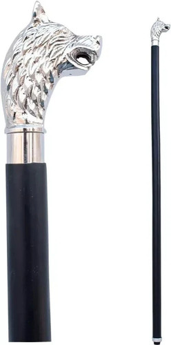 Victorian silver brass - silver, wolf