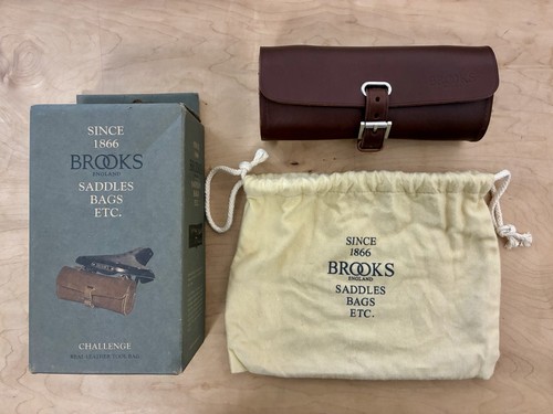 New brooks brown - new, leather