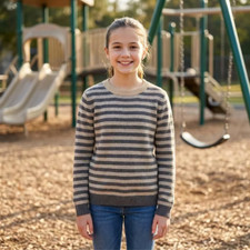 Jacadi 100% cashmere striped