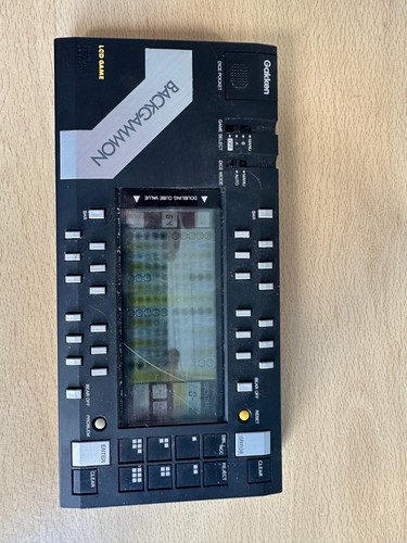 Gakken lcd game backgammon - game,