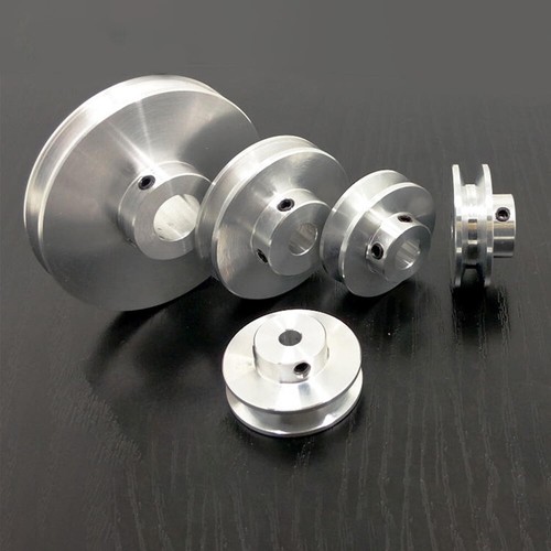 Aluminum belt pulley groove - aluminum,